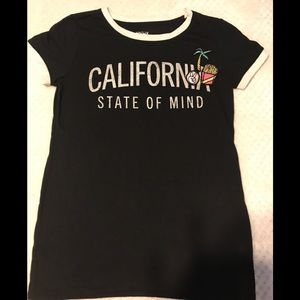 California State of Mind Graphic Soft Tee-S